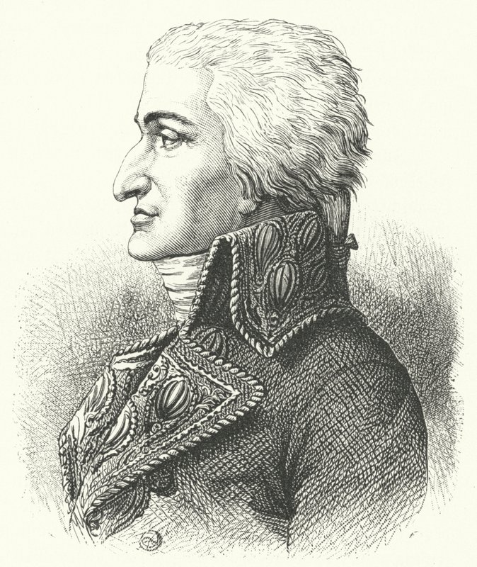 Jean Jacques Regis de Cambaceres, avvocato e statista francese, uno dei principali autori del Codice Napoleonico (incisione) da German School