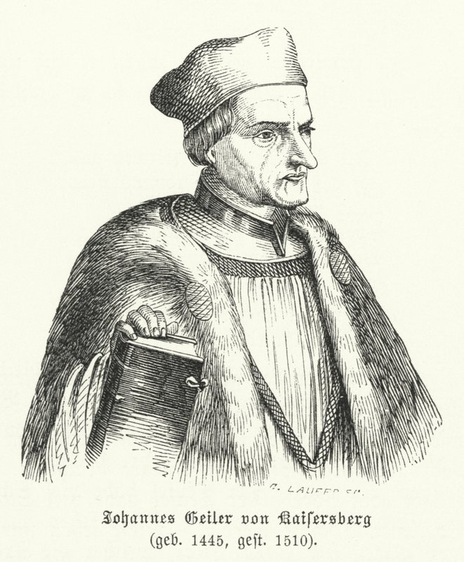 Johann Geiler von Kaisersberg, sacerdote e teologo svizzero da German School