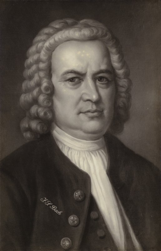 Johann Sebastian Bach, compositore, organista, clavicembalista, violista e violinista tedesco del periodo barocco (1685-1750) da German School