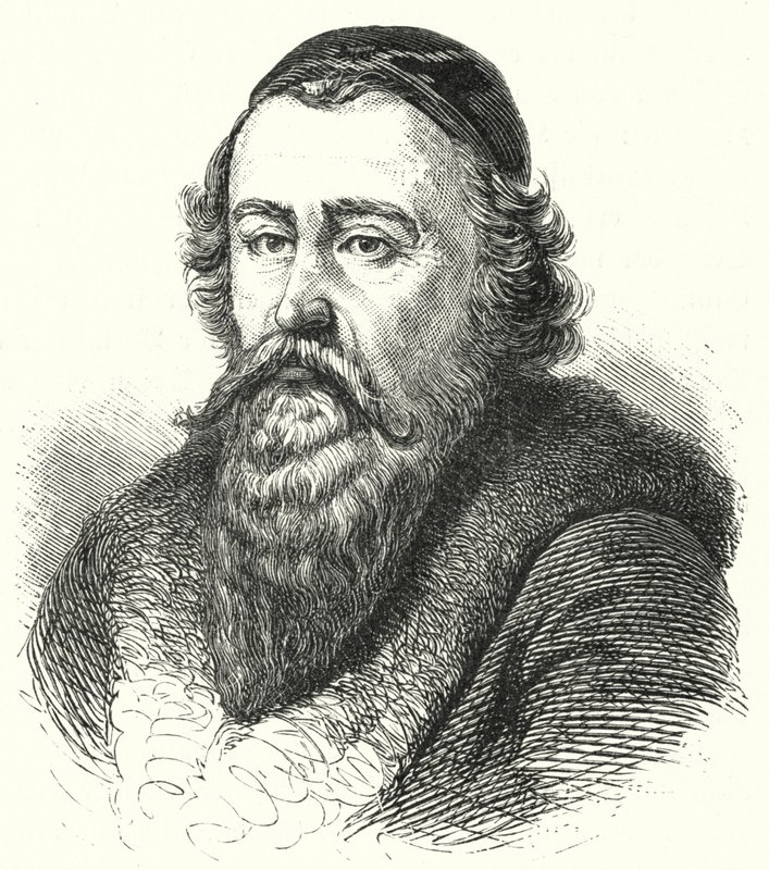 Jan Amos Komenský, filosofo e teologo moravo (incisione) da German School