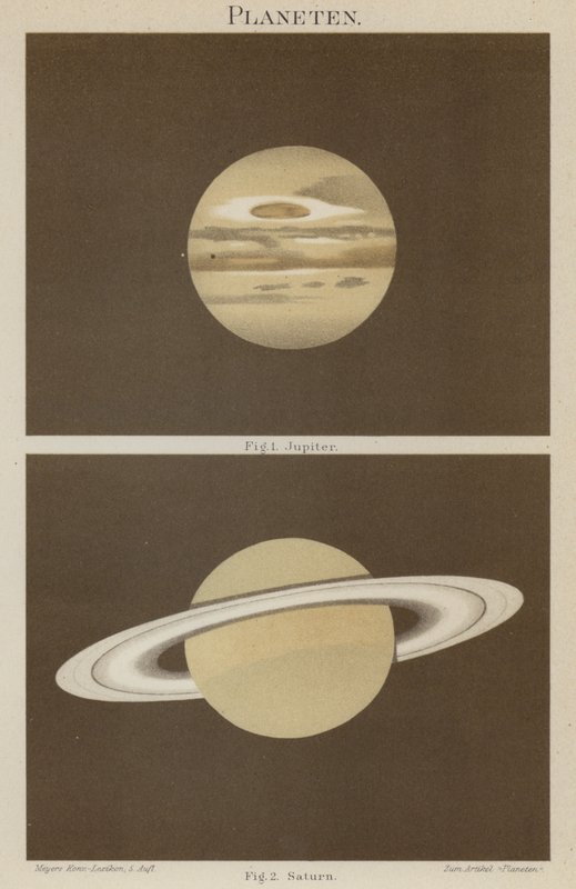 Giove e Saturno da German School