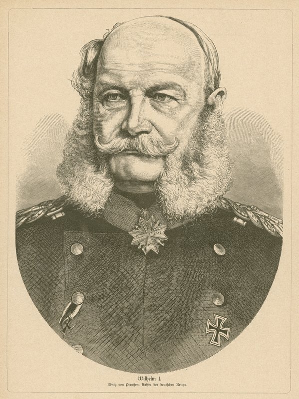 Kaiser Guglielmo I di Germania da German School