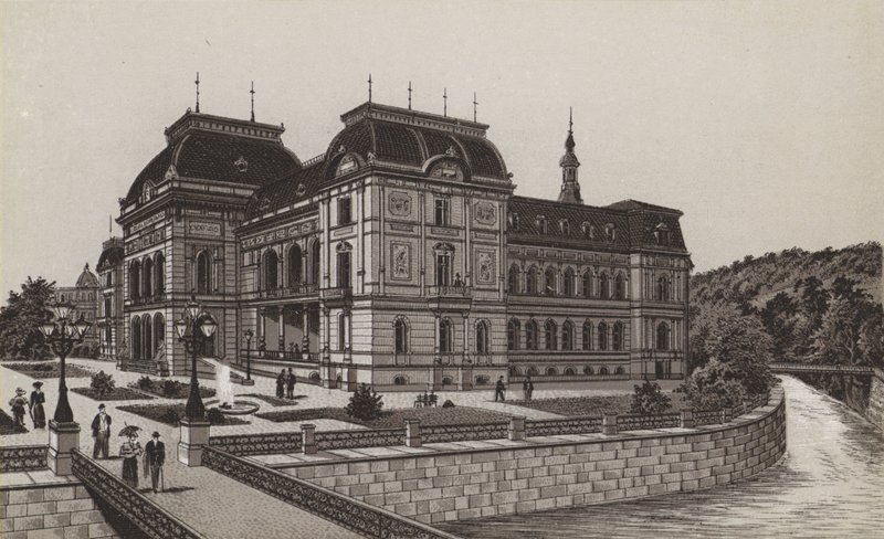 Kaiserbad (litografia) da German School