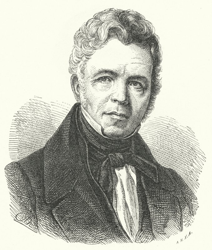 Karl Friedrich Schinkel, architetto, urbanista, artista e designer prussiano da German School