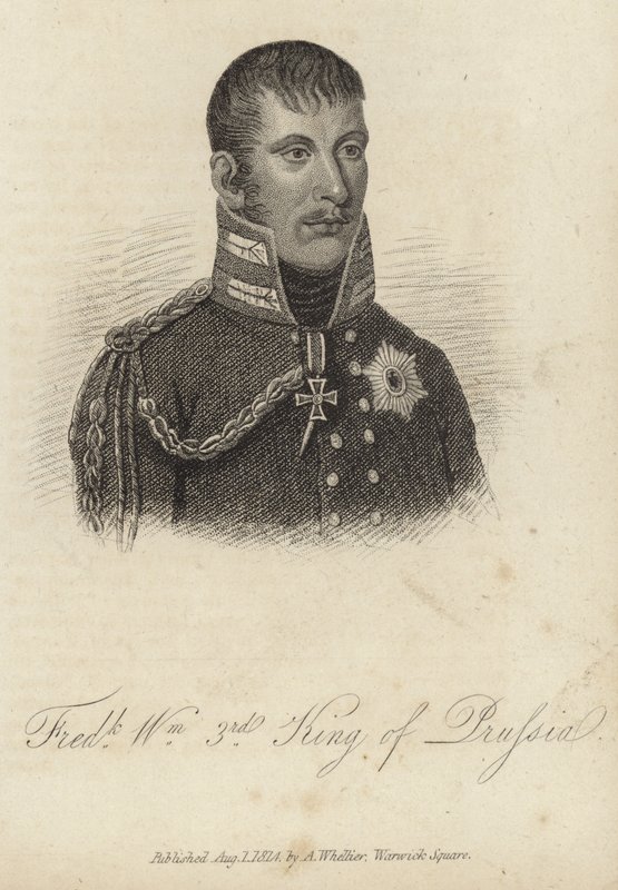 Re Federico Guglielmo III di Prussia da German School