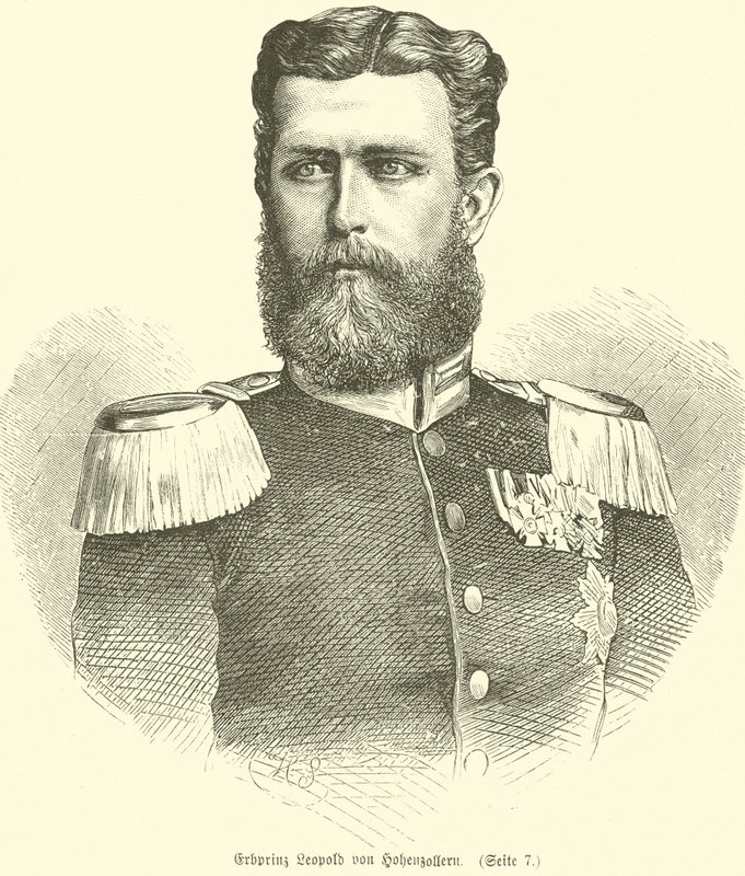 Leopoldo, Principe di Hohenzollern da German School