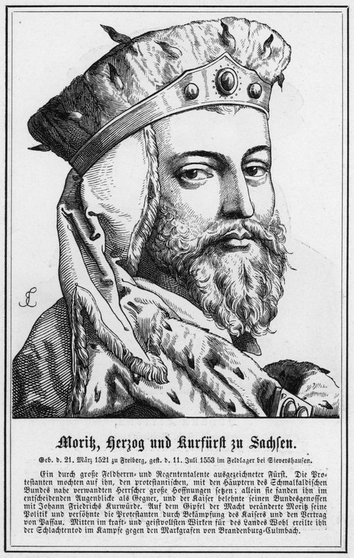Morik, Duca ed Elettore di Sassonia da German School