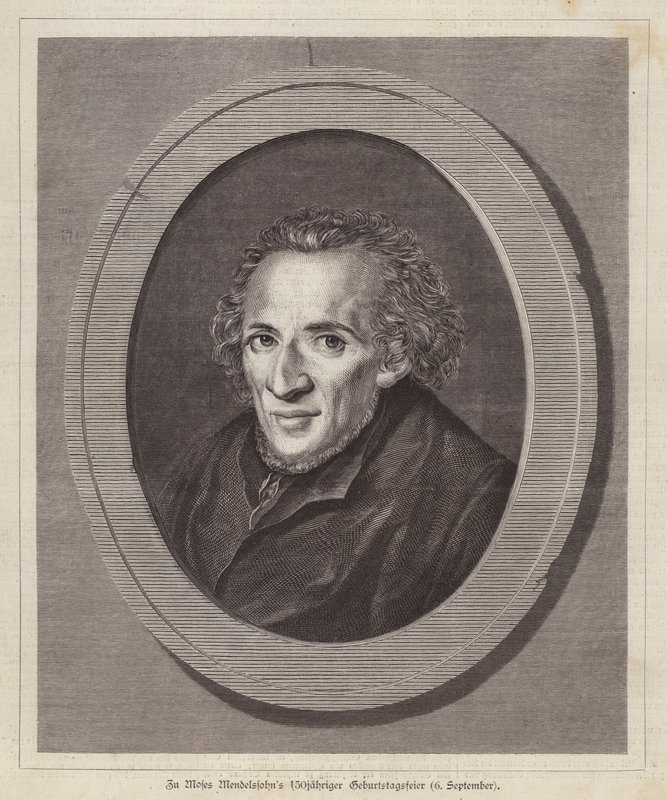 Moses Mendelssohn, filosofo ebreo tedesco da German School
