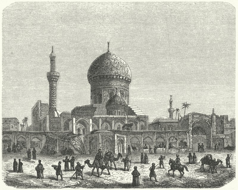 Moschea di Ahmed Khiaga e piazza del mercato, Baghdad da German School