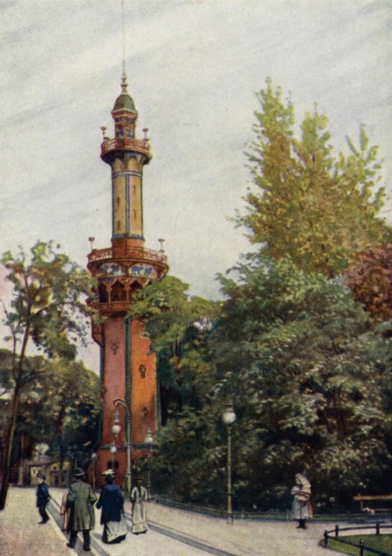 Torre di osservazione, Giardino Zoologico di Berlino, Germania da German School