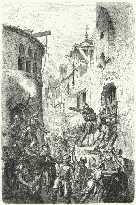 Persecuzione degli ebrei durante il periodo delle Crociate da German School
