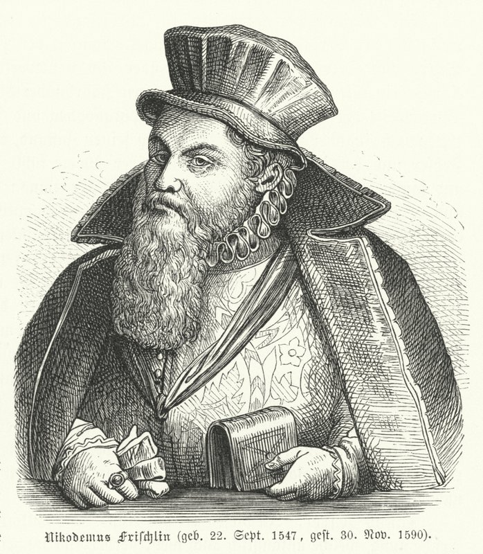 Philipp Nicodemus Frischlin, poeta e drammaturgo tedesco da German School