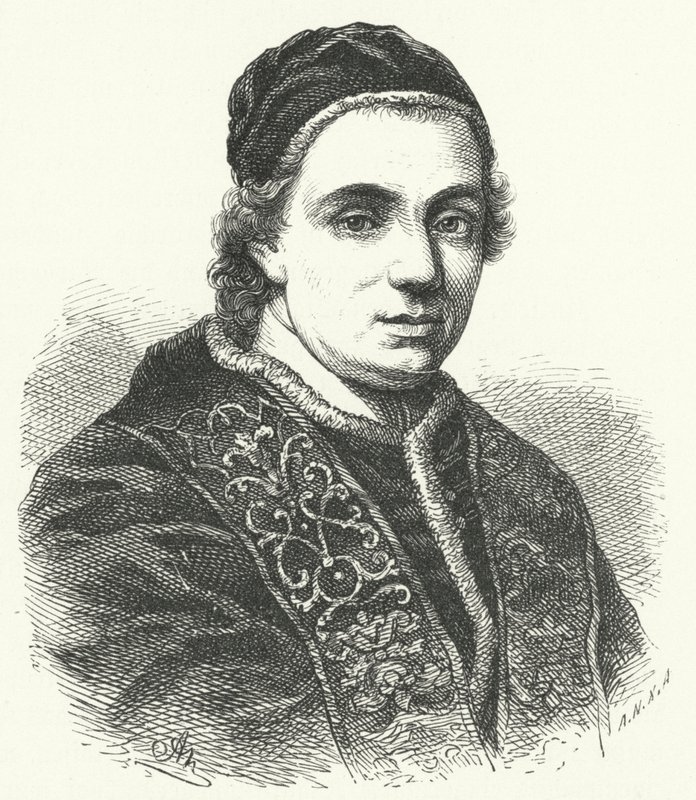 Papa Clemente XIV (incisione) da German School
