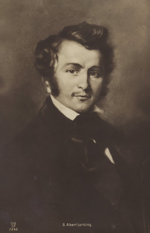 Ritratto di Albert Lortzing da German School
