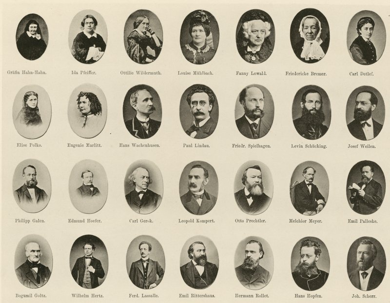 Ritratti di famosi tedeschi da Ritter vom Deutschen Geiste da German School