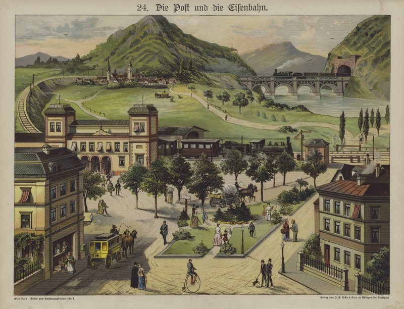 Posta e ferrovie da German School