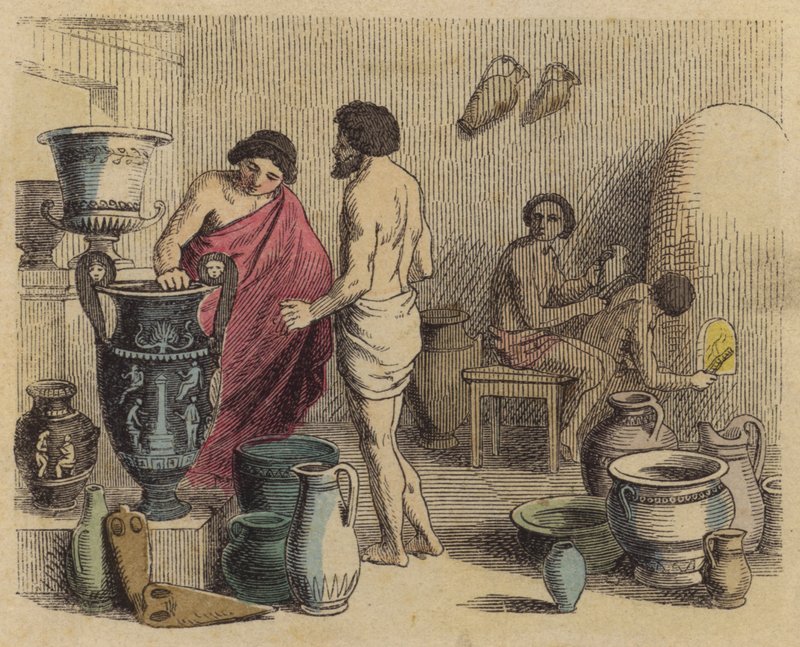 Laboratorio di ceramica nell