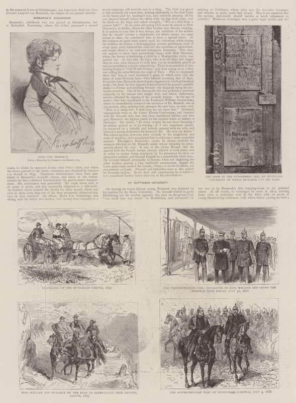 Principe Bismarck (incisione) da German School