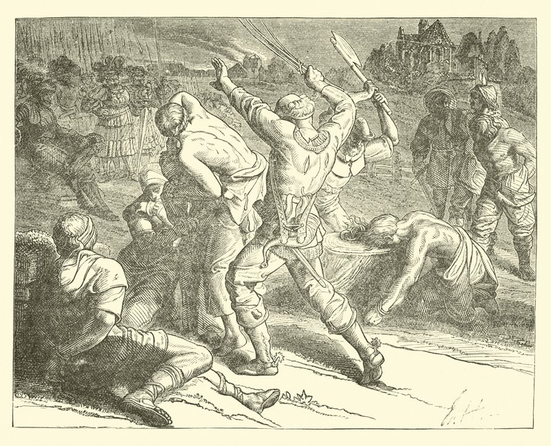 Punizione dei membri di Poor Conrad da German School