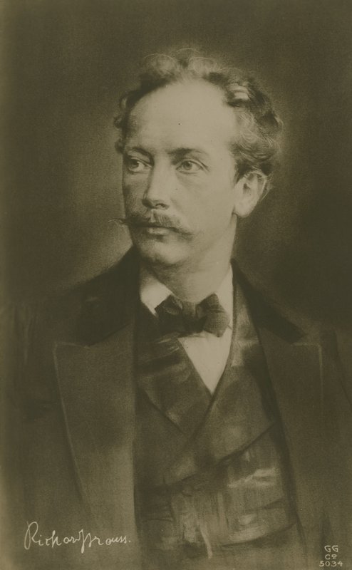 Richard Strauss, compositore tedesco (incisione) da German School