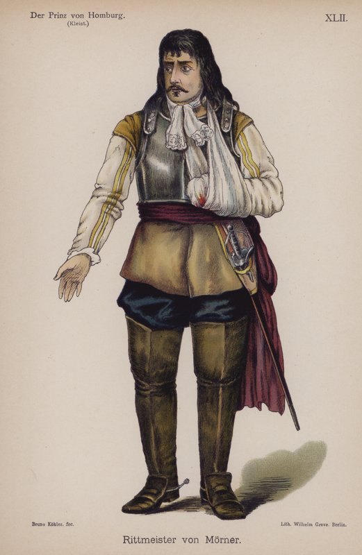 Rittmeister von Moerner, da Il Principe di Homburg di Heinrich von Kleist da German School