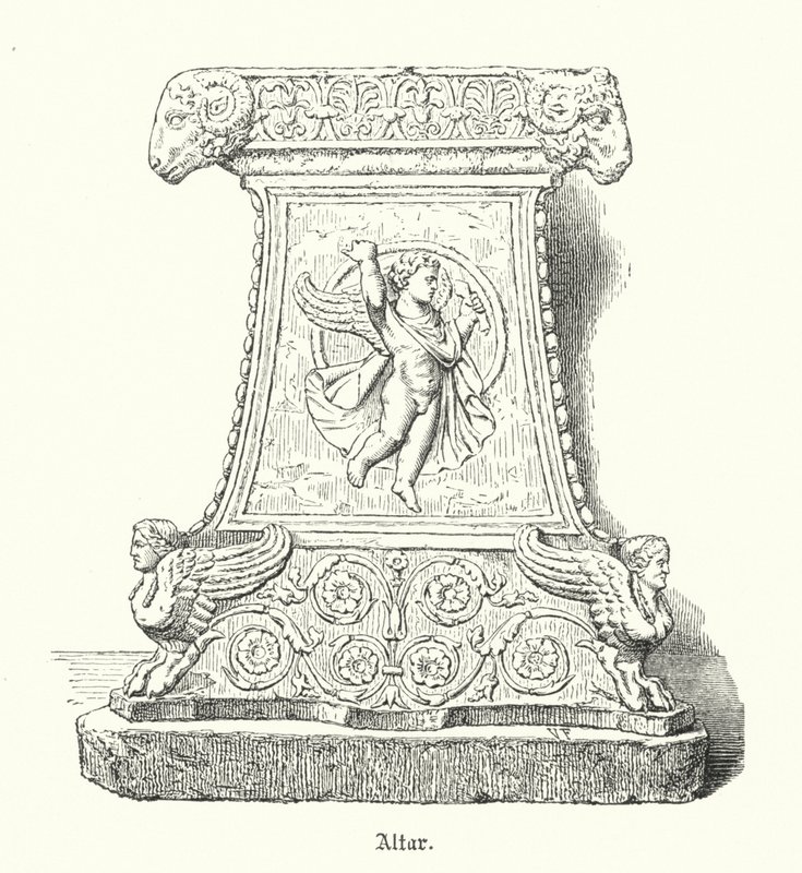 Altare religioso romano da German School