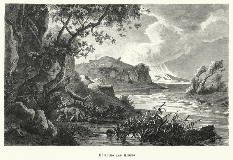 Romolo e Remo, leggendari fondatori dell