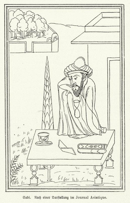 Saadi Shirazi, poeta persiano da German School