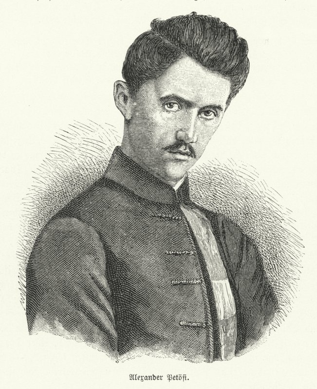 Sandor Petofi, poeta ungherese da German School