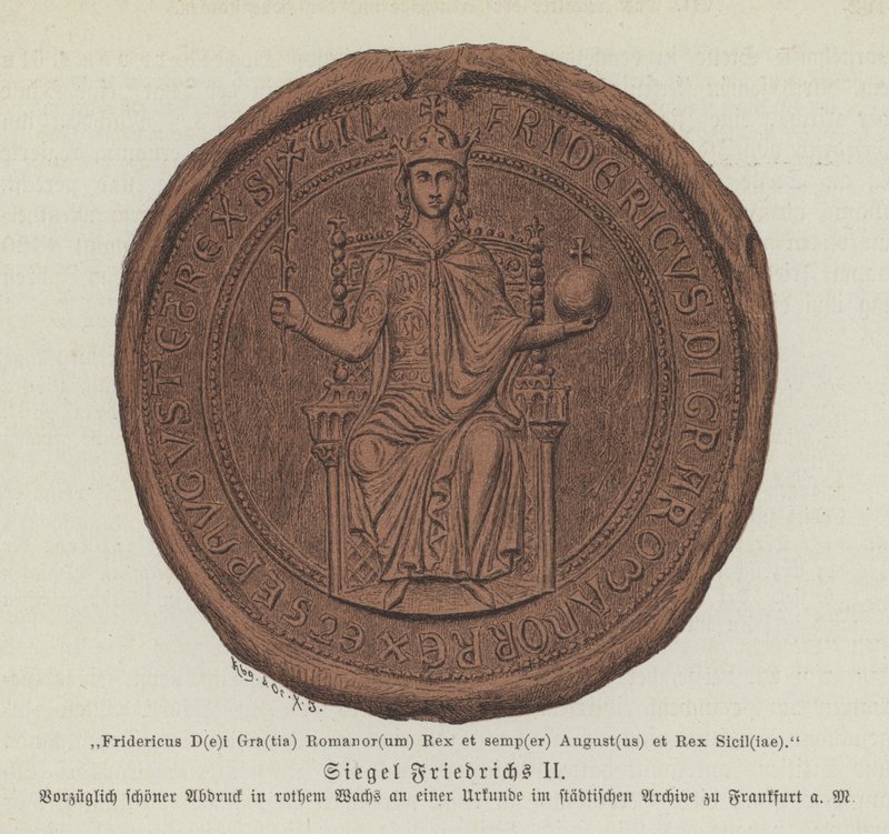 Sigillo di Federico II, Sacro Romano Imperatore da German School