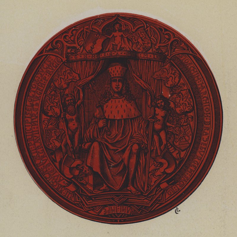 Sigillo di Gioacchino I e Gioacchino II, Elettori di Brandeburgo da German School