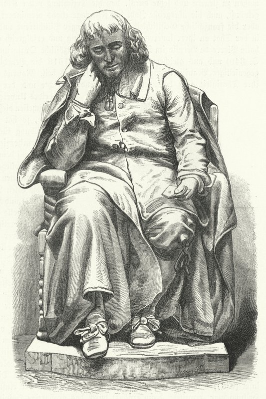 Statua del filosofo olandese Baruch Spinoza all