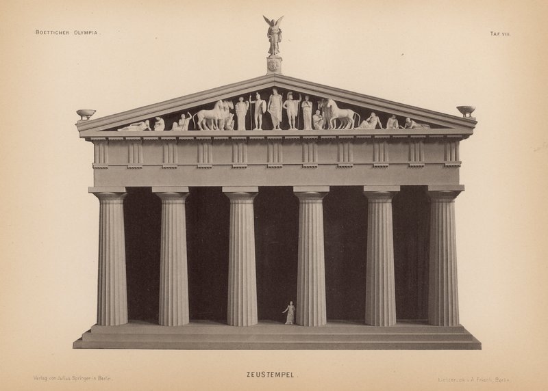 Tempio di Zeus, Olimpia, Grecia da German School