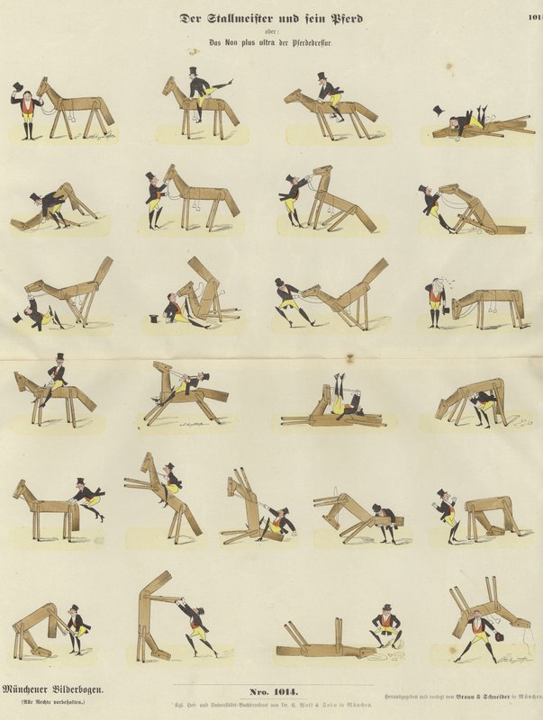 Il cavaliere e il suo cavallo da German School
