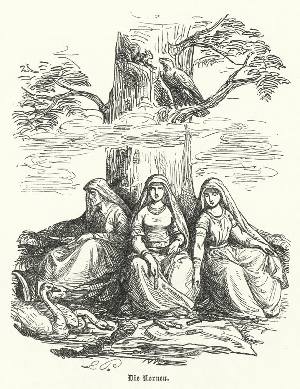 Le Norne, esseri femminili della mitologia norrena da German School