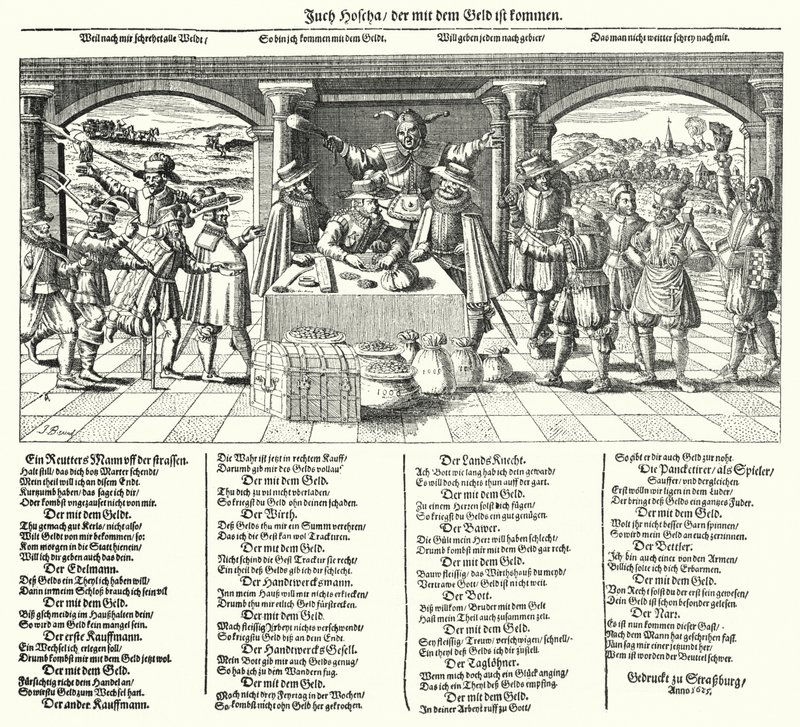 Il riscossore delle tasse (incisione) da German School