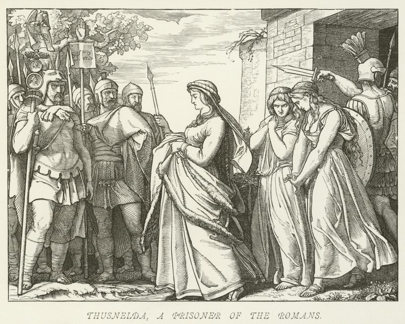 Thusnelda, prigioniera dei Romani da German School