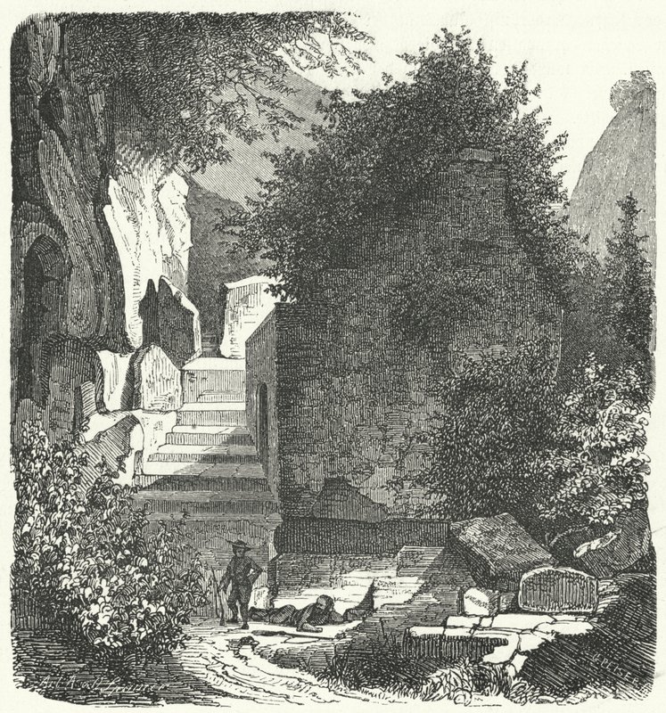 Tomba del poeta romano Virgilio, Posillipo, Napoli da German School