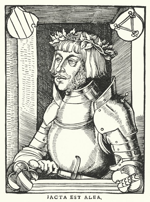 Ulrich von Hutten, studioso, poeta, satirico e riformatore protestante tedesco da German School