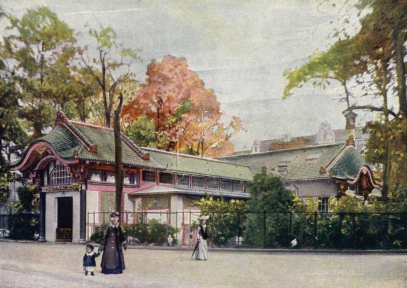 Casa degli uccelli acquatici, Giardino Zoologico di Berlino, Germania da German School