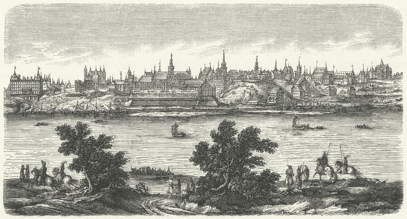Varsavia nel XVII secolo da German School