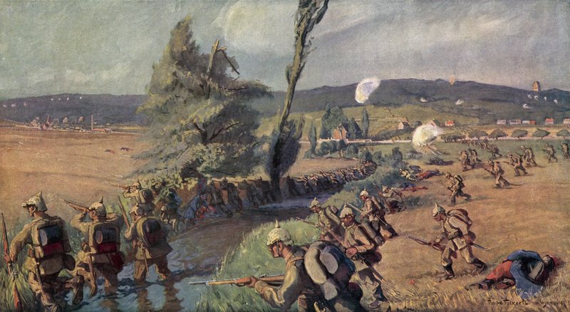 Campo di battaglia occidentale da German School
