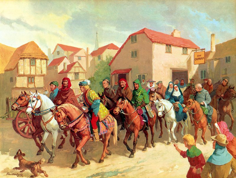 I pellegrini di Chaucer da Gerritt Vandersyde