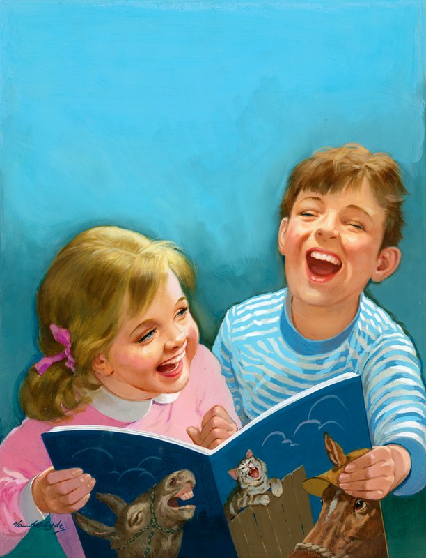 Bambini che ridono da Gerritt Vandersyde