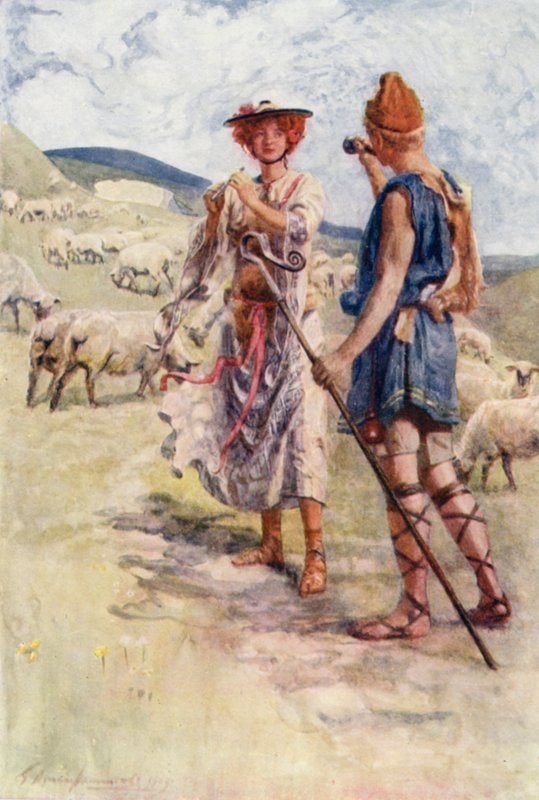 Calidore e Pastorella da Gertrude E. Demain (after) Hammond