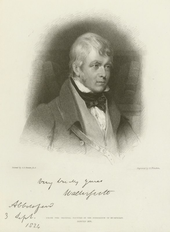 Sir Walter Scott da Gilbert Stuart Newton