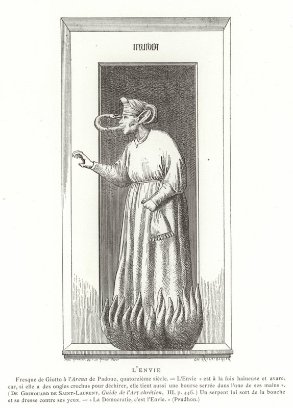 Invidia da Giotto di Bondone