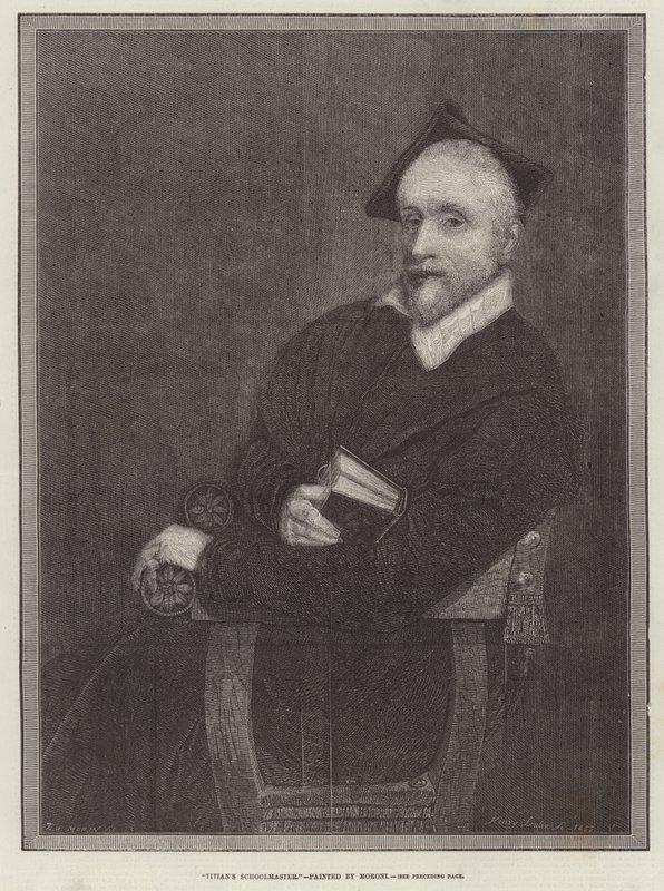 Il maestro di scuola di Tiziano da Giovanni Battista Moroni