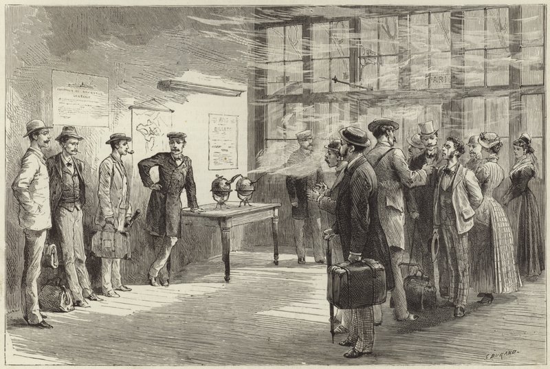 Il colera in Europa (incisione) da Godefroy Durand