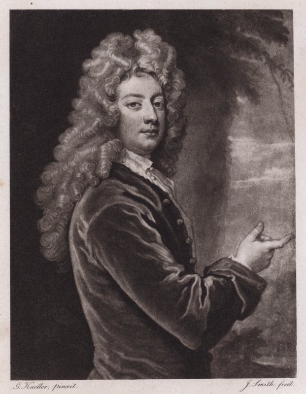 William Congreve, drammaturgo inglese da Godfrey (after) Kneller